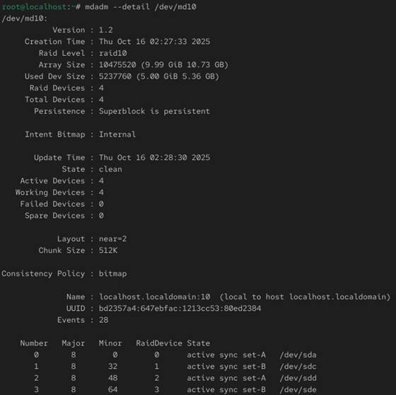 RAID 阵列 RAID 阵列