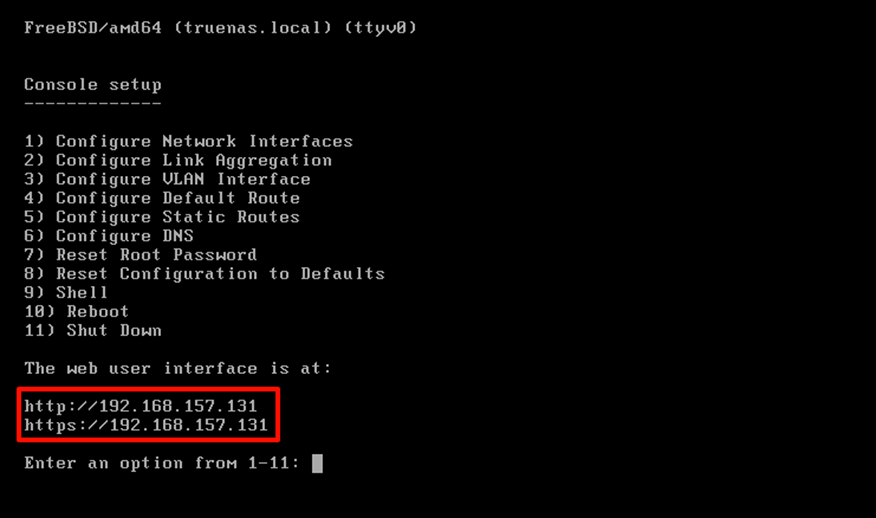 free NAS 配置 free NAS 配置